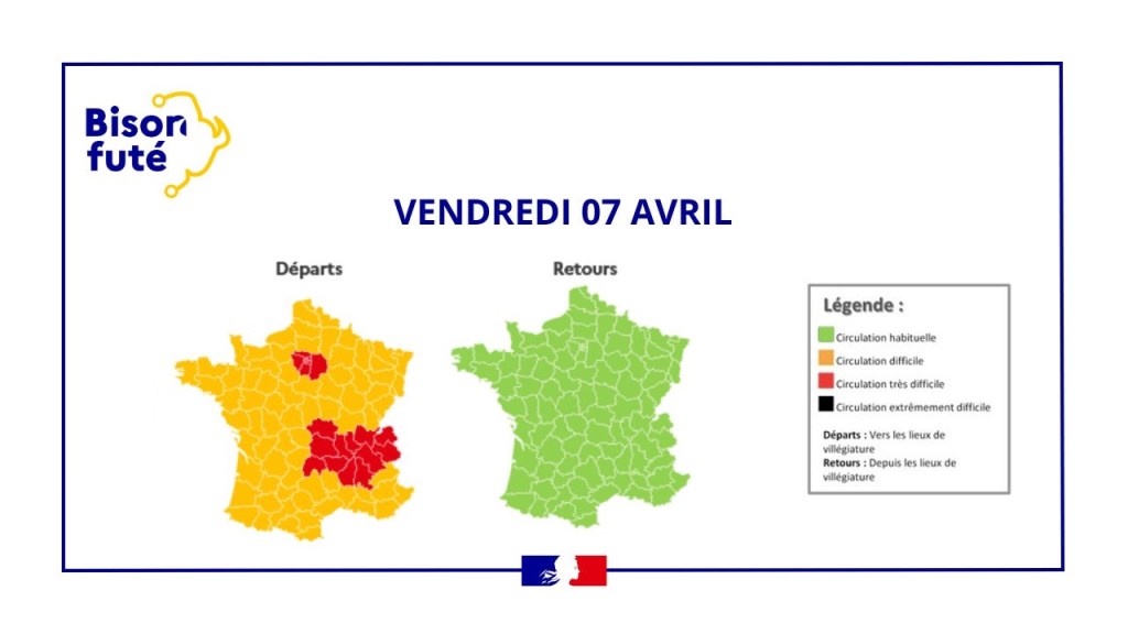 Prévisions de circulation : week-end de Pâques compliqué sur les routes de France
