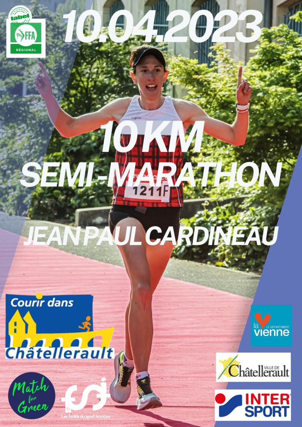 Châtellerault : 500 concurrents ont pris part à la 20e édition du semi marathon Jean Paul&nbsp;Cardineau.