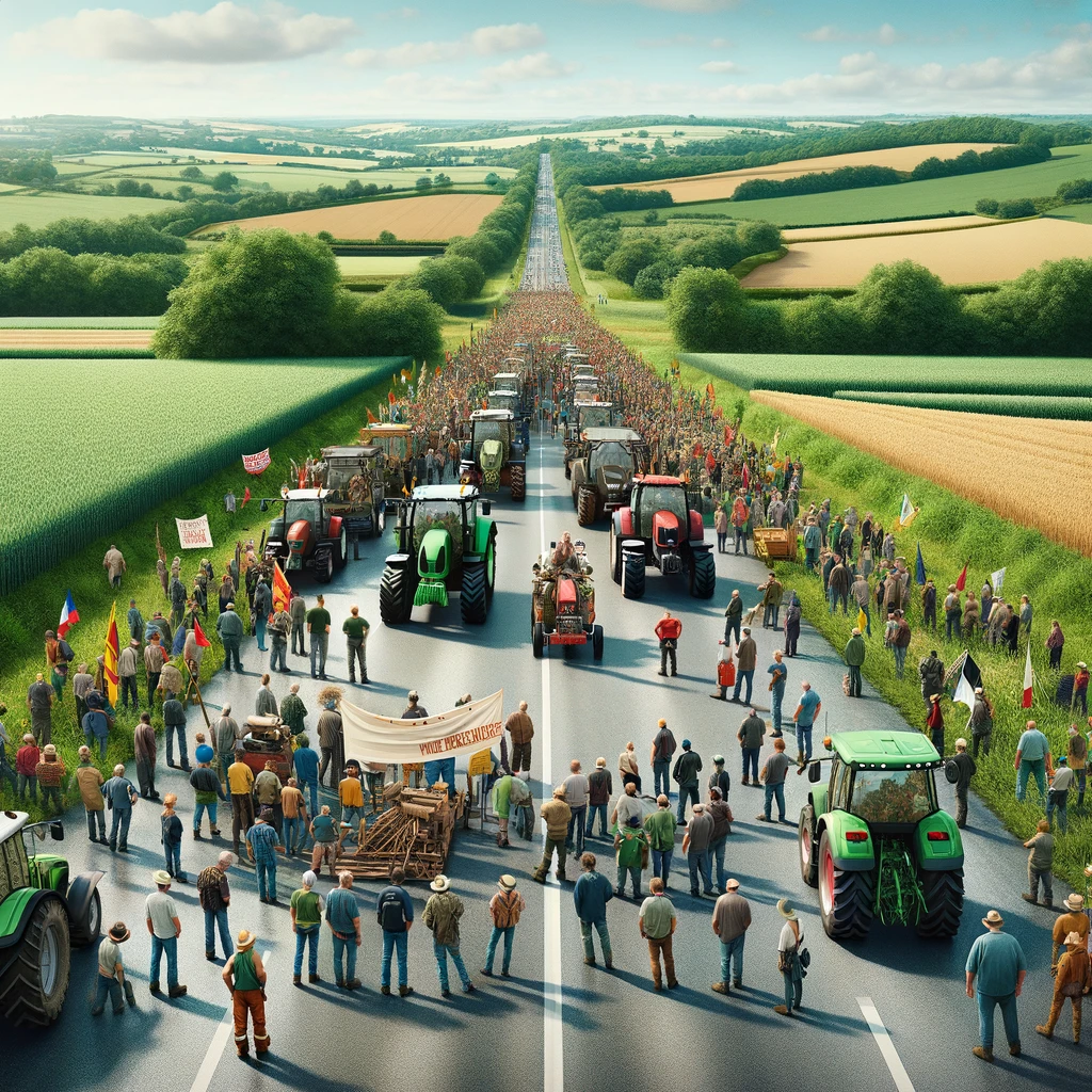 Mobilisation Agricole en Poitou-Charentes : Un Cri d&rsquo;Alarme pour l&rsquo;Agriculture en&nbsp;Crise