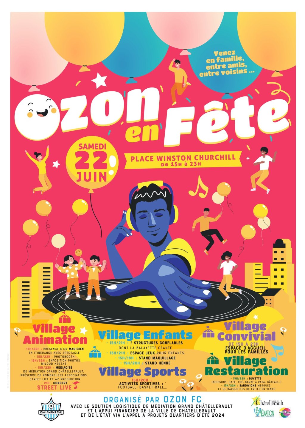 Ozon en Fête 2024 : Un Événement Incontournable à&nbsp;Châtellerault