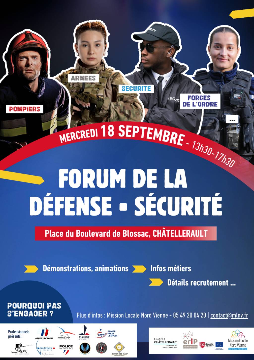 Le Forum de la Défense et de la Sécurité à&nbsp;Châtellerault