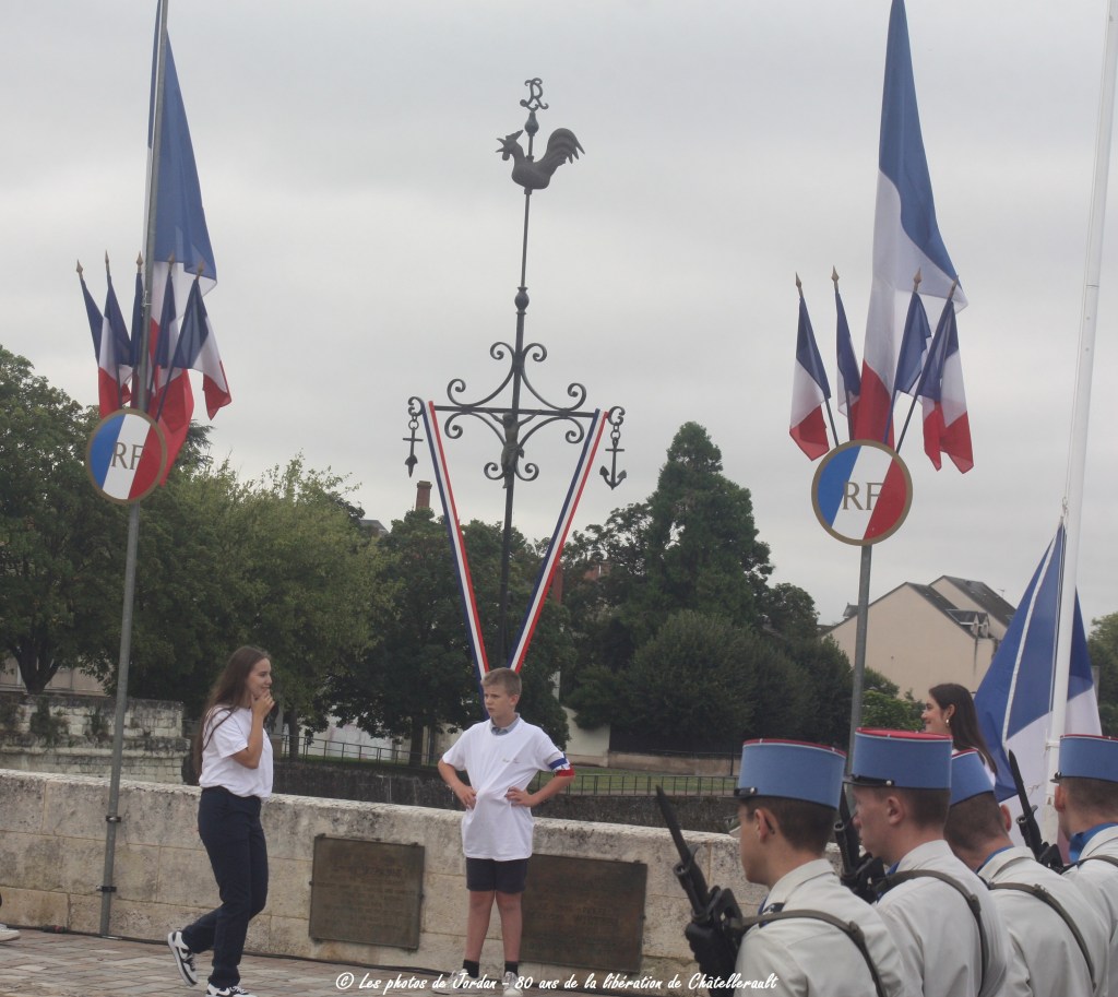 Riche hommage et reconstitution de la libération de Châtellerault : Émotion au&nbsp;rendez-vous